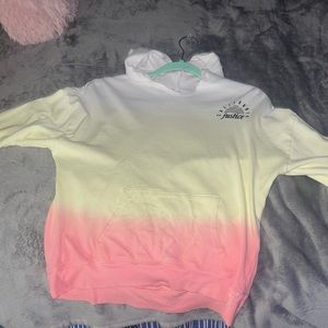 Girls ombré justice hoodie